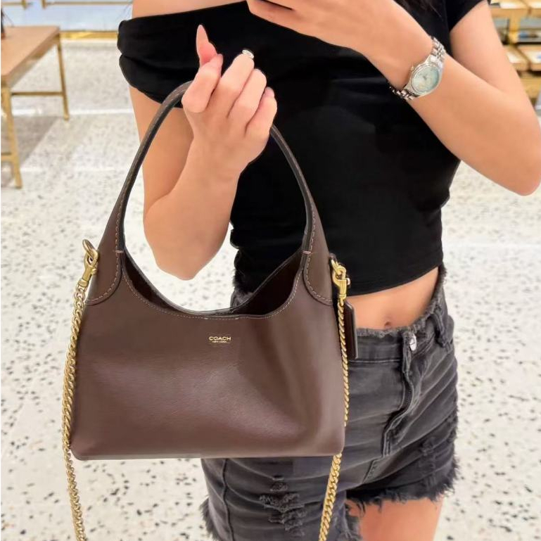 New Ladies Brooklyn Shoulder Messenger Bag/Wrist Bag/Chain Bag/Half Moon Bag