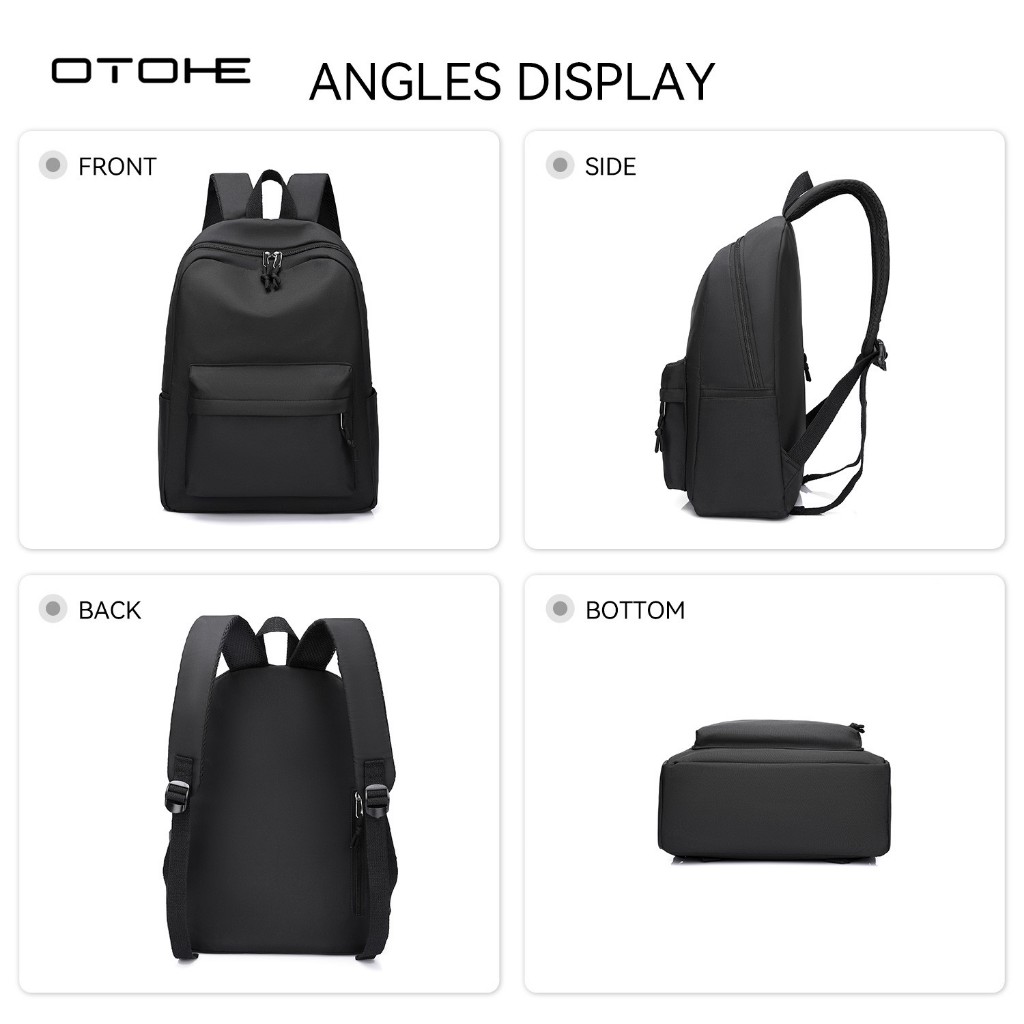 OTOHE  แฟชั่นผู้ชายธุรกิจแล็ปท็อปกระเป๋าเป้สะพายหลังกันน้ําความจุขนาดใหญ่เดินทางกระเป๋าเป้สะพายหลัง15.6นิ้วแล็ปท็อปกระเป๋าเ - รูปที่ 5