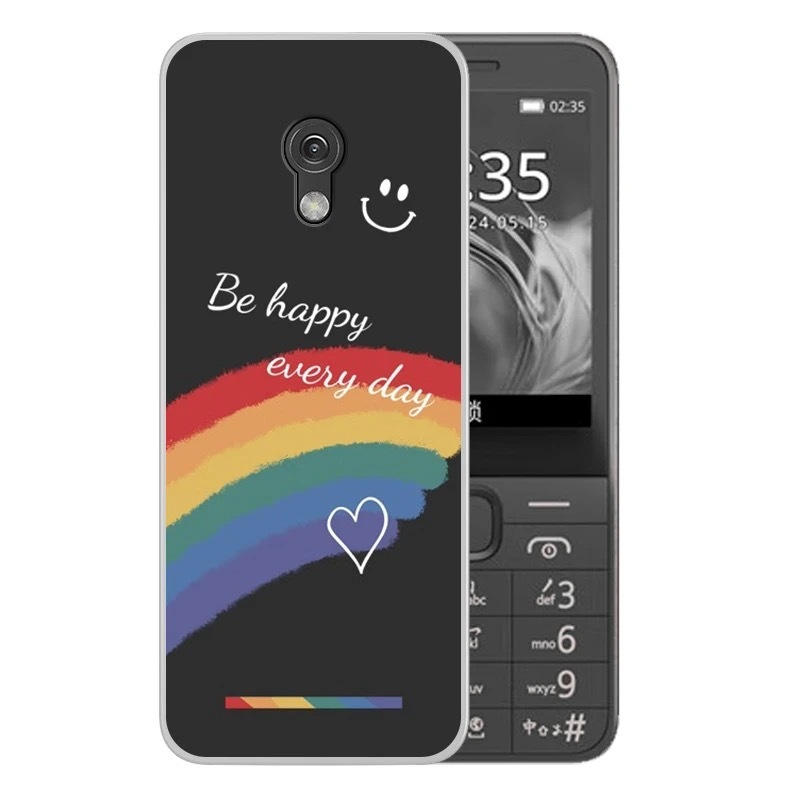 สําหรับ Nokia 225 4G 2024 สําหรับ Nokia 225 4G กรณีกันชนอะนิเมะการ์ตูนซิลิโคนสําหรับ Nokia 215 220 2