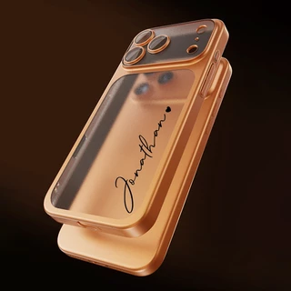 เคสโทรศัพท์คุณภาพสูงเคลือบชื่อ DIY ใหม่เหมาะสําหรับเคสไอโฟน17 pro max 17pro 17 air 16 pro max 16pro