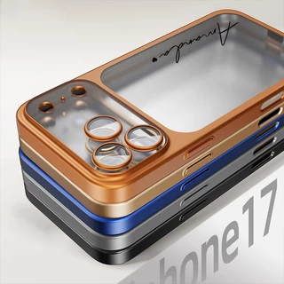 เคสโทรศัพท์คุณภาพสูงเคลือบชื่อ DIY ใหม่เหมาะสําหรับเคสไอโฟน17 pro max 17pro 17 air 16 pro max 16pro