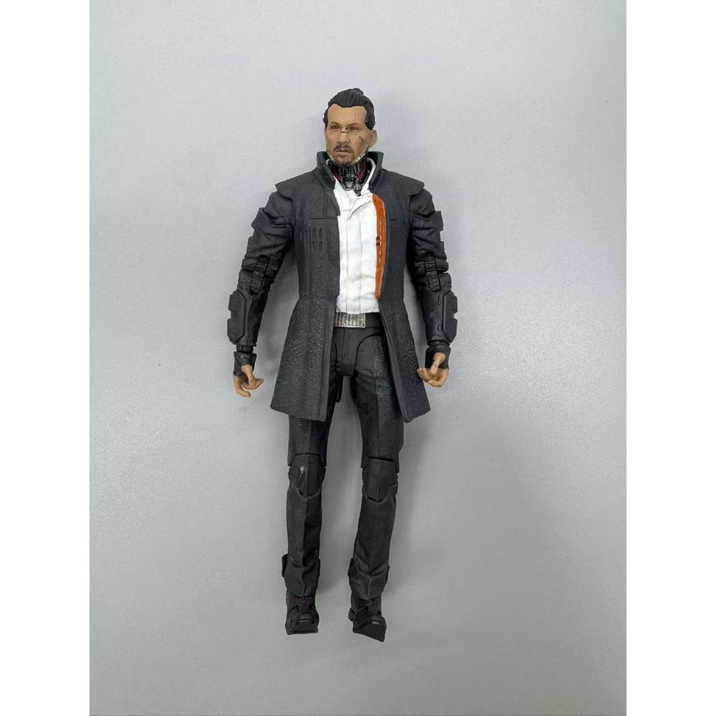 (ไม่มีกล่อง เฉพาะเรือนร่าง) McFarlane Cyberpunk 2077 Goro Takemura Action Figure