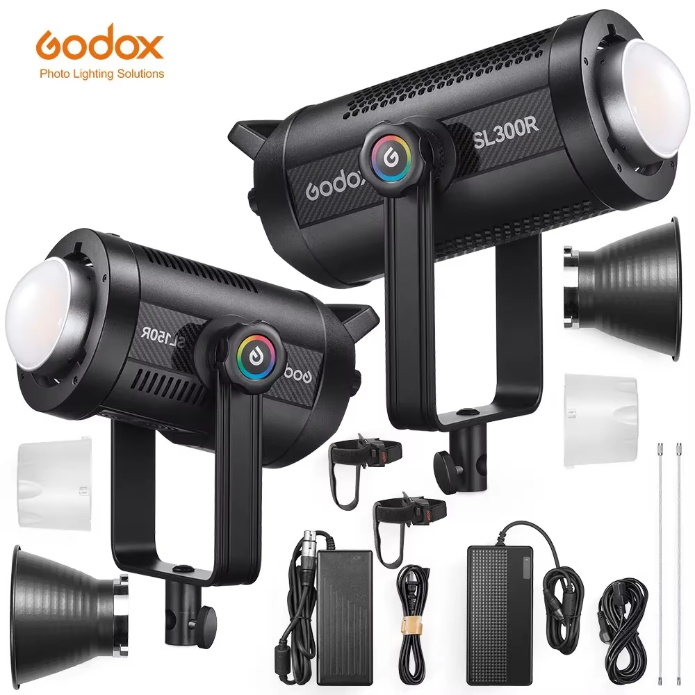 Godox SL150R SL300R RGB ไฟ LED Video 2500K-10000K CRI 95 + TLCI 96 + Creative Bowens Mount เติมแสงสํ