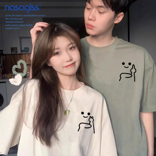 NASA เสื้อยืดคู่แขนสั้น สไตล์ลำลอง summer เรียบง่ายและน่ารัก…