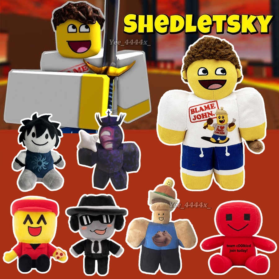 Shedletsky Plush ของเล่น Forsaken Shedletsky/Chance/Elliot/Noli ตุ๊กตาเกมอุปกรณ์ต่อพ่วงของขวัญสําหรั