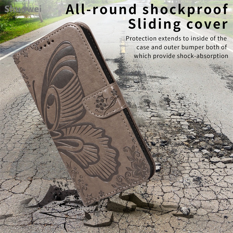 สําหรับReame C61 C63 C65 C71 C75 GT 6 6T 12 14 14T 14X 15 60 Pro Plus 4G 5Gกรณีหนังกระเป๋าสตางค์ฝาคร