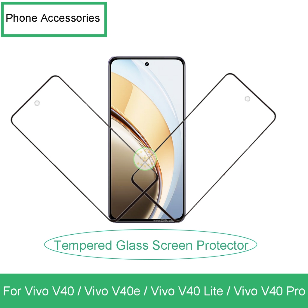 สําหรับ Vivo V40 / Vivo V40e / Vivo V40 Lite / Vivo V40 Pro โทรศัพท์มือถือกระจกนิรภัยป้องกันหน้าจออุ