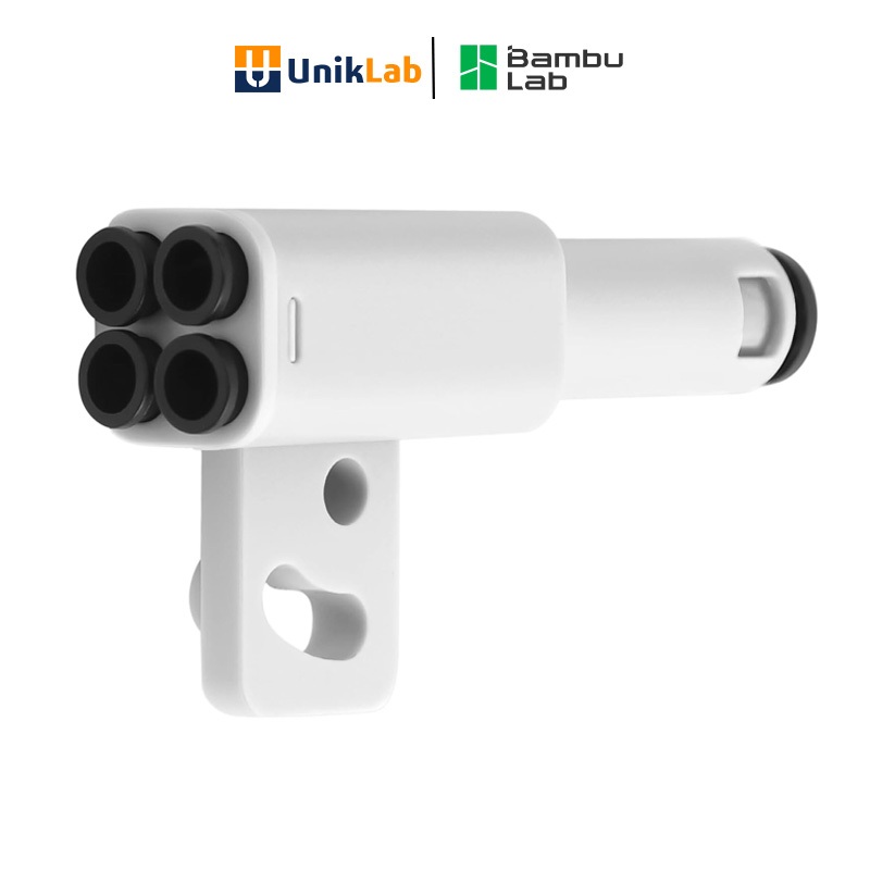 Bambu Lab AMS Connector 4-in-1 PTFE อะแดปเตอร์พอร์ตขยาย 4 Feeding Multi-for BambuLab X1/P1/P2S/H2D/H