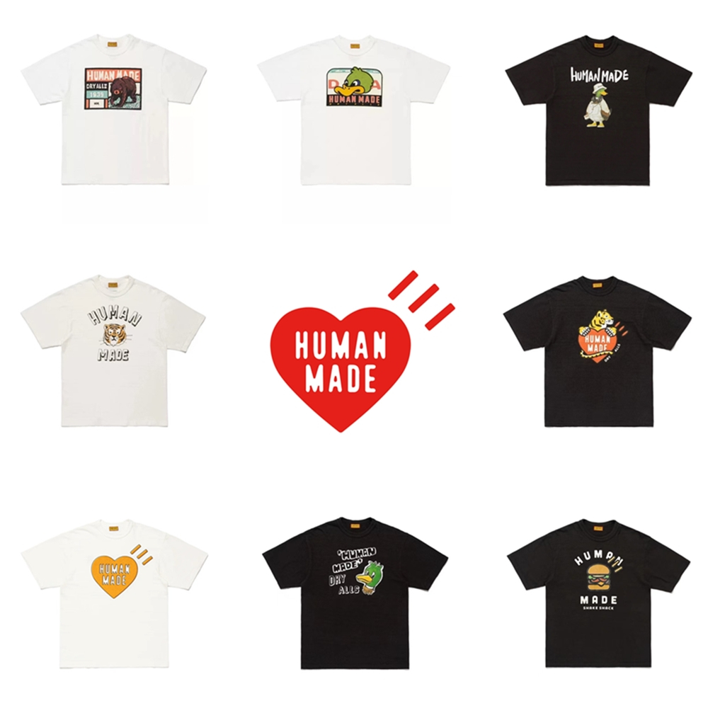 1:1แฟชั่นสบายๆการ์ตูนทีพิมพ์หลวม โอ เวอร์ไซส์ ท็อปส์ฮาราจูกุเสื้อยืดผู้ชายผู้หญิง