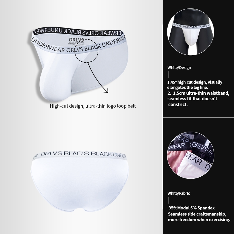 กางเกงในผู้ชาย ผ้าโมดอล เอวสูง ระบายอากาศ แห้งเร็ว สบาย สีพื้น สไตล์เซ็กซี่ เรียบง่าย