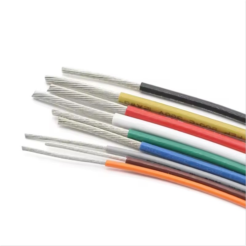 3 เมตร UL1332 สายอุณหภูมิสูงเทฟลอน 18AWG/20AWG PTFE ลวดทองแดงทนกรดและด่างสายไฟ