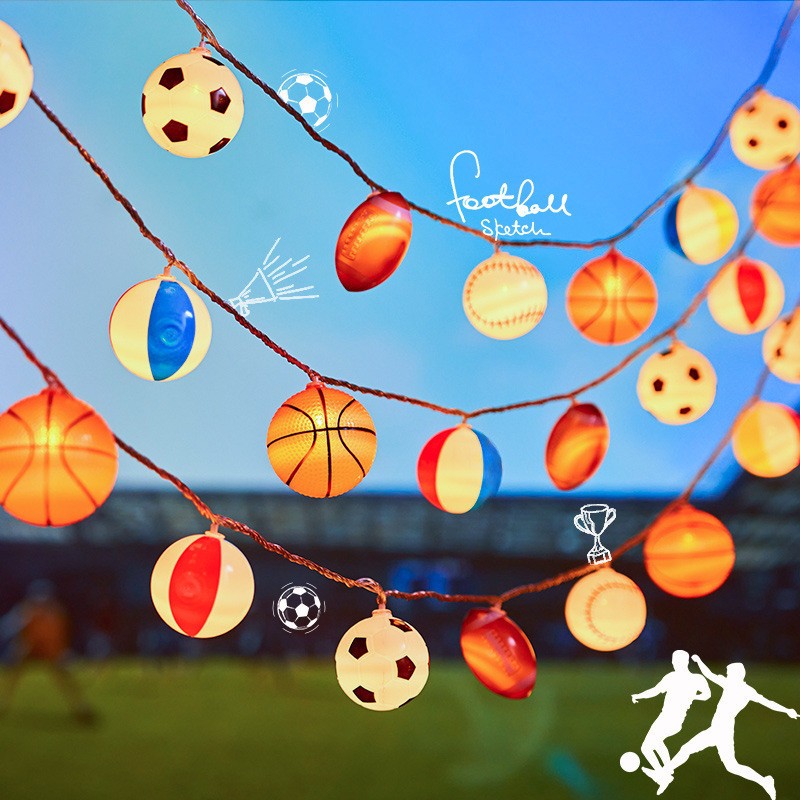 ไฟสตริง 1.5ม, ไฟสตริง 3ม, ดอกซากุระ, ฟุตบอลขนาดเล็ก, บาสเก็ตบอลขนาดเล็ก, กล่องเก็บแบตเตอรี่ นํา อ่า, ไฟสตริงบรรยากาศเทศกาลกลา - รูปที่ 2