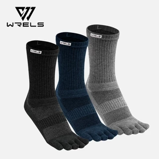 WRELS ถุงเท้าห้านิ้วยอดเยี่ยมสำหรับกีฬากลางแจ้ง ออกแบบพิเศษเพื่อความสะดวกและความสบายในการระบายอากาศ
