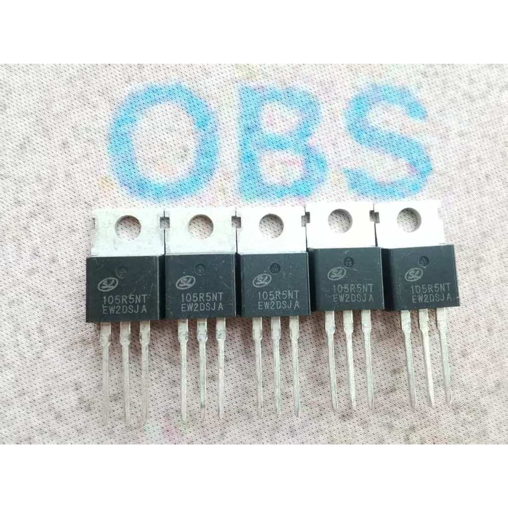 ((5 ชิ้น) 105R5NT ยี่ห้อใหม่ SVG105R5NT 120A98V TO-220 N-Channel Field Effect Triode พร้อมสต็อก