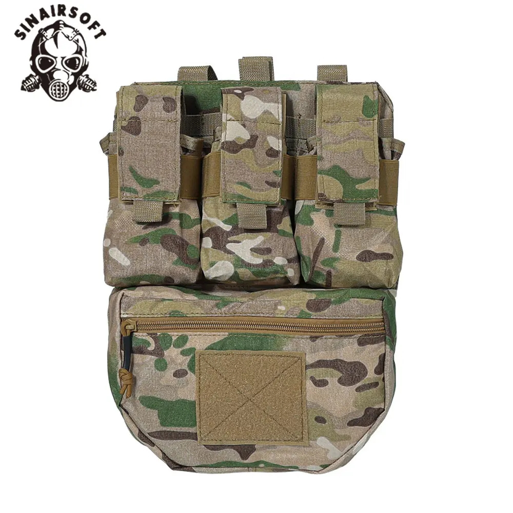 SINAIRSOFT เสื้อกั๊กยุทธวิธีกลางแจ้งกระเป๋าขยาย MOLLE ระบบ 1000D เสื้อกั๊กไนลอนบอร์ด Carrier อุปกรณ์เสริม
