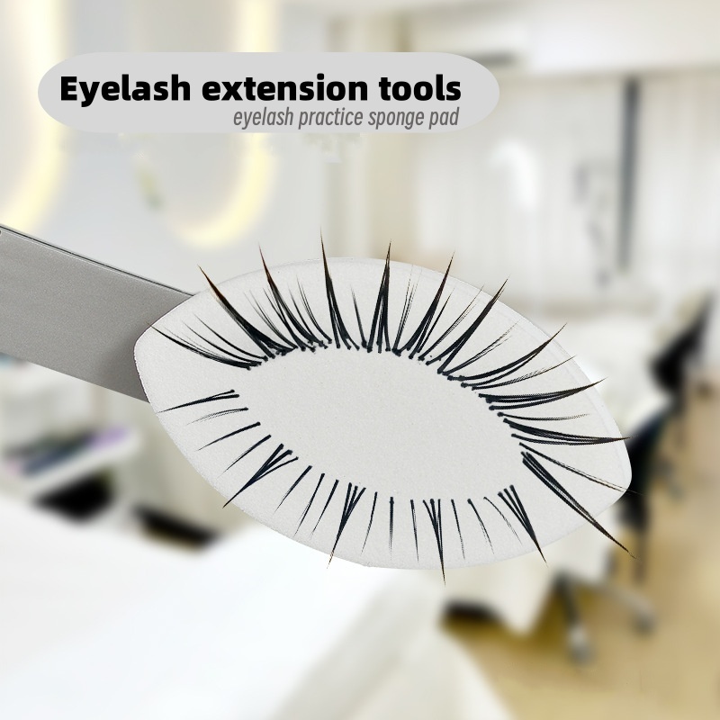 SEEDEW ฟองน้ํานุ่มแผ่นขนตาปลอม Practicing Eyelash Extensions เครื่องมือ