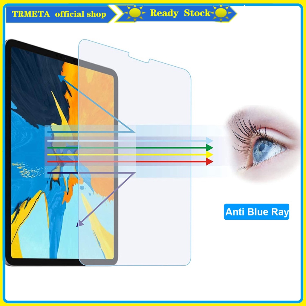 Apple Ipad Anti Blue Ray Screen Protector ฟิล์มกระจกนิรภัยสําหรับ iPad mini 7/6 Air 4/5 10.9 2020 /ส