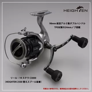 HEIGHTEN 24 มม.วัสดุ TPE ลูกบิดสําหรับ Shimano Twinpower Vanford Daiwa Luvias Reel