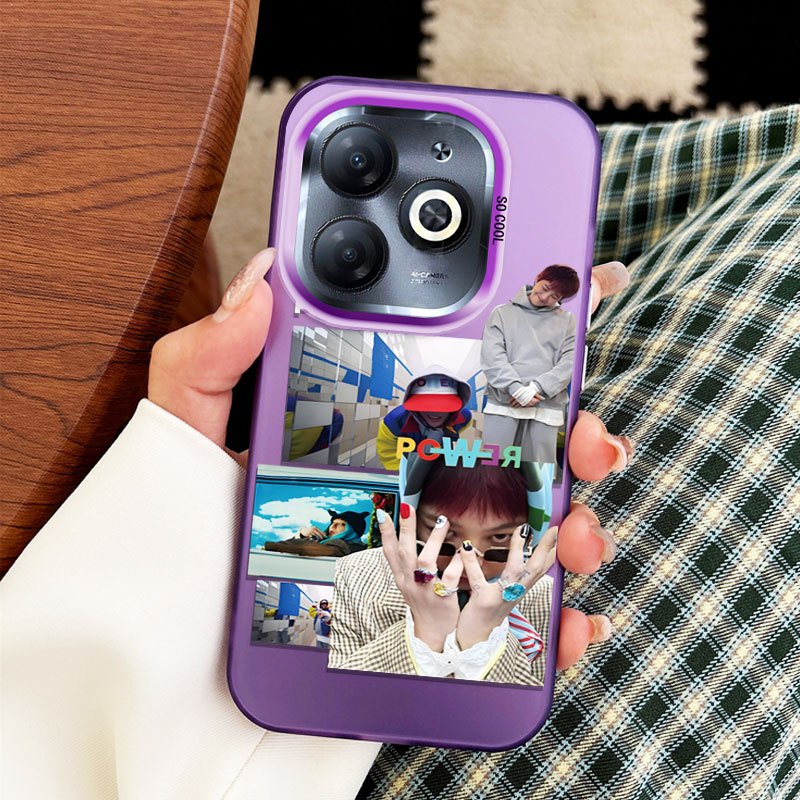 YBD Electroplatedเคสโทรศัพท์สําหรับInfinixสมาร์ท 8 HD Plus Pro ITEL P55 Hot 40i Spark Go 2024 Spark 