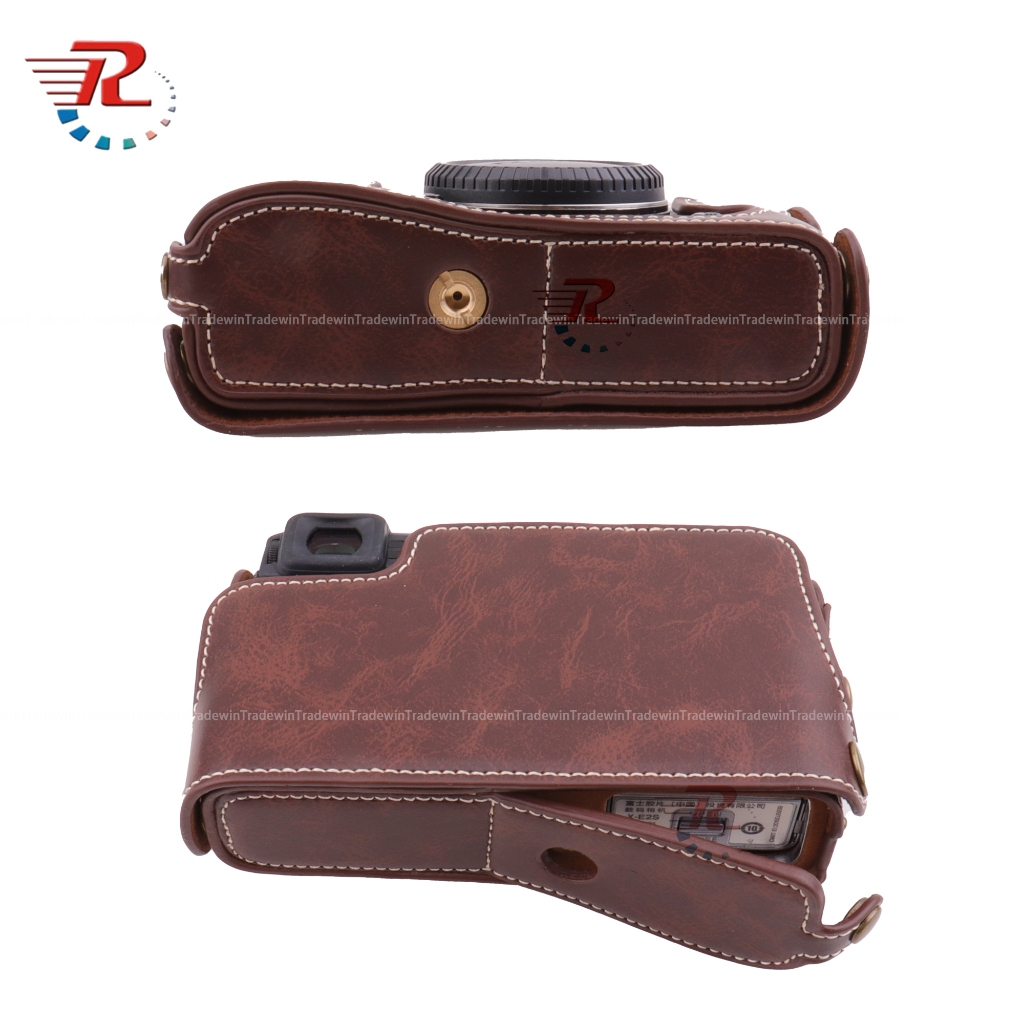 กระเป๋ากล้องหนังครึ่งเคสสําหรับกล้อง Fujifilm XE2 XE1 - รูปที่ 5