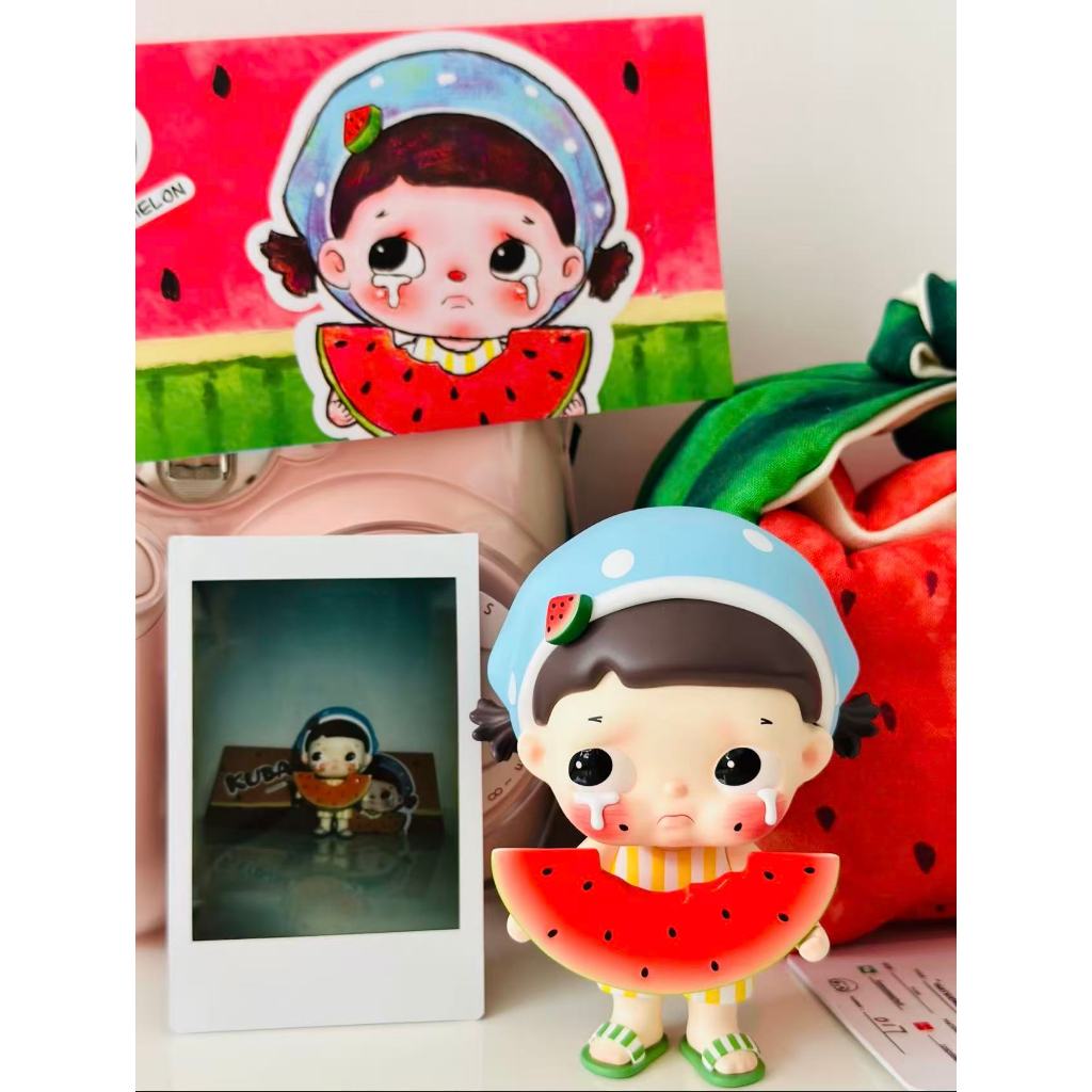 Kubao studio kubao แตงโมยืนรูปอินเทรนด์เล่นตุ๊กตาของเล่นตุ๊กตาของขวัญ