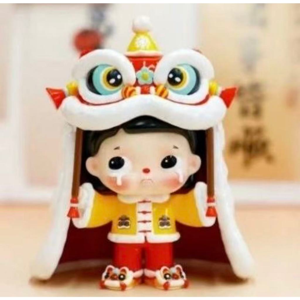 Kubao studio kubao Lion Dance ยืนท่าทางรูปอินเทรนด์เล่นตุ๊กตาของเล่นตุ๊กตาของขวัญ