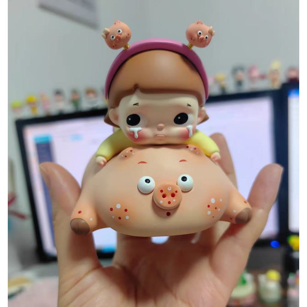 Kubao studio kubao เนื้อโกหกท่าทางรูปอินเทรนด์เล่นตุ๊กตาของเล่นตุ๊กตาของขวัญ