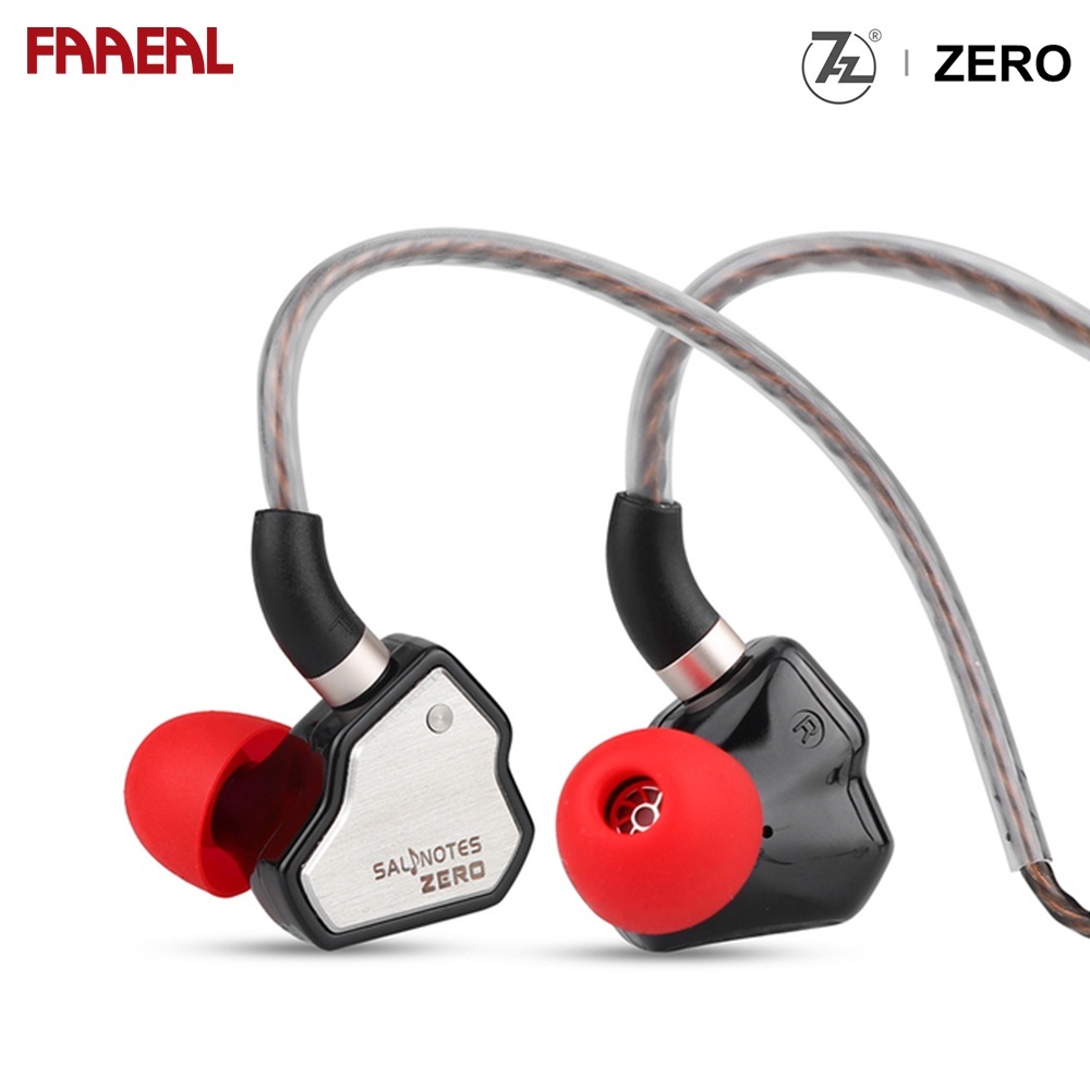 FAAEAL 7Hz Salnotes Zero In Ear หูฟัง 10 มม.แบบไดนามิกไดร์เวอร์หูฟัง HiFi Music ชุดหูฟังโลหะคอมโพสิต