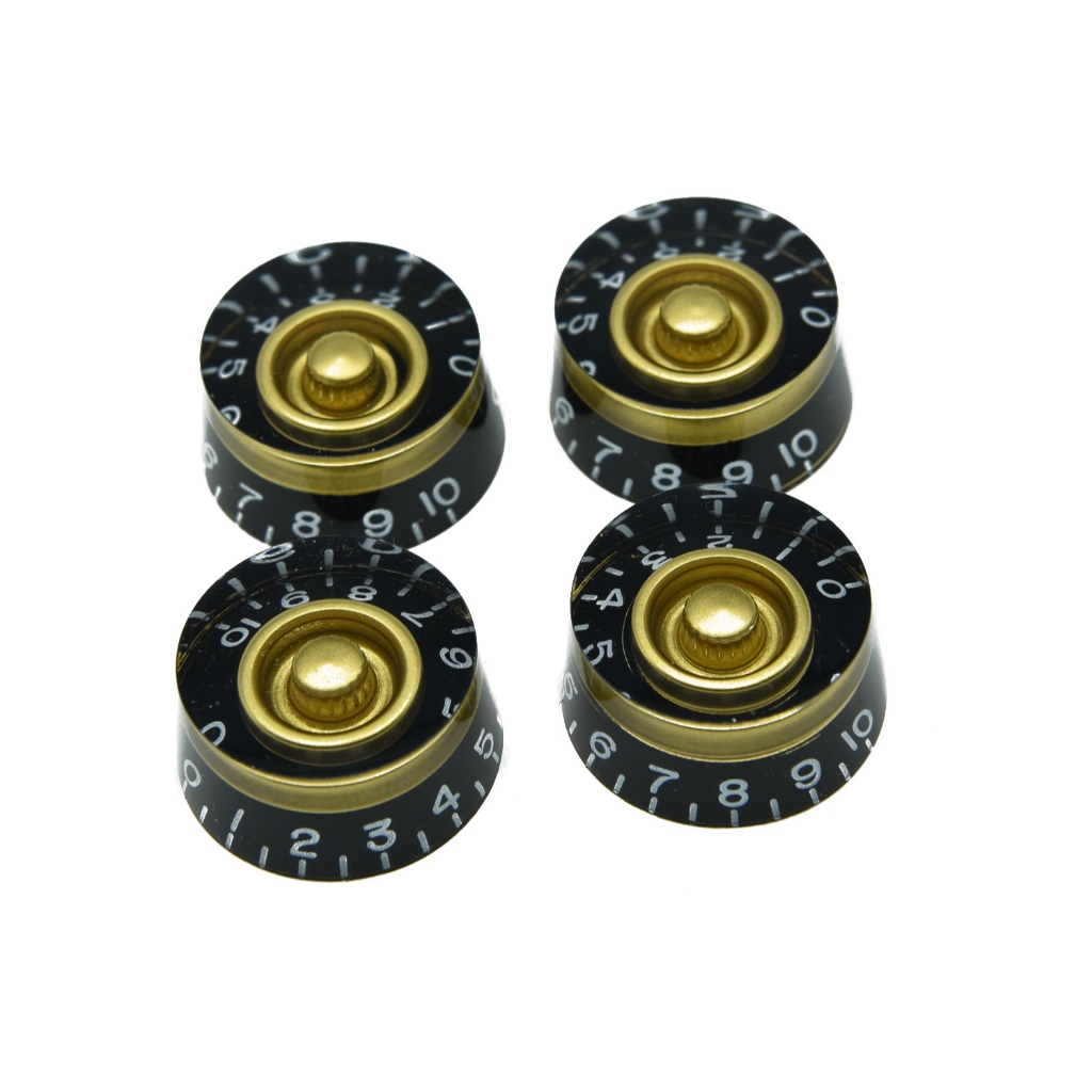 KAISH 4x เมตริก LP กีตาร์ความเร็ว Dial Knob ปุ่มควบคุมสําหรับ Epi Les Paul/นําเข้ากีตาร์เบส