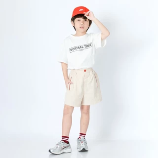 B&R Kids【เสื้อยืดเด็กแขนสั้น】 จัดส่งจากประเทศไทย เสื้อคอกลมเด็กผู้ชาย ลายพิมพ์แฟชั่น ทรงหลวมลำลอง ใส่สบาย ระบายอากาศได้ดี