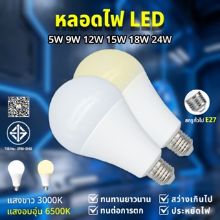 รับประกัน 2ปี มีโปร หลอดไฟLED สว่างมาก ราคาถูก มีมอก ใช้ไฟฟ้…
