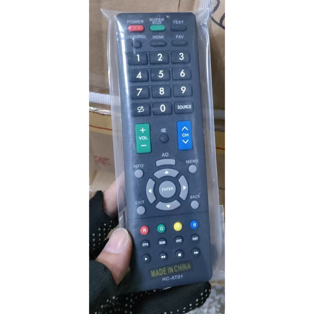 PERFASIN ใหม่เปลี่ยนรีโมทคอนโทรล RC-AT001 สําหรับ TV RC-AT01 RCAT01 RC AT01