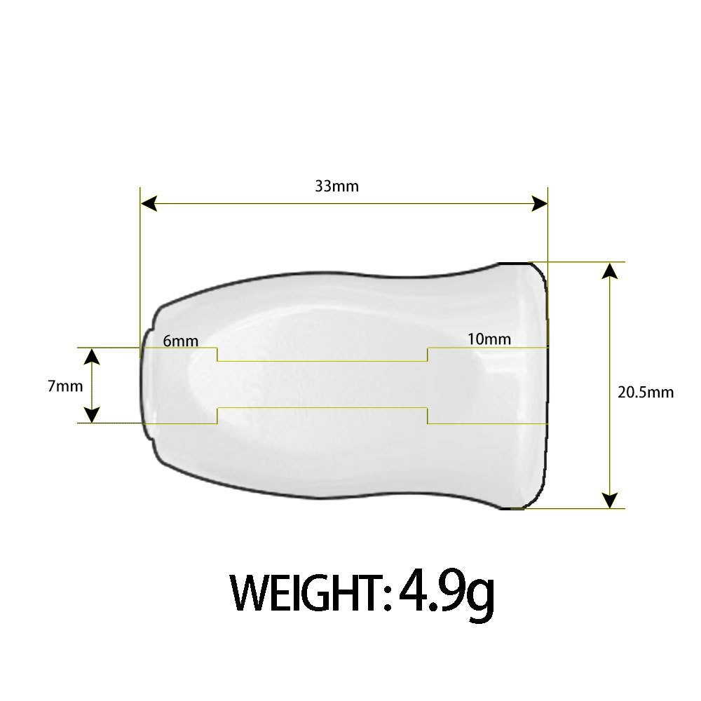 2ชิ้นรอกตกปลาลูกบิดเปลี่ยนน้ําหนักเบาสบาย หน้าท้อง ลูกบิดปั่นรีลหล่อซ่อมรอกตกปลาอะไหล่อุปกรณ์ตกปลา - รูปที่ 2