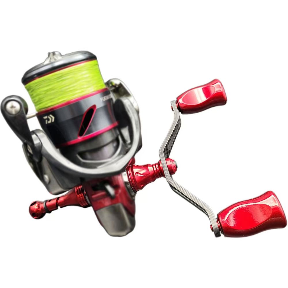 2ชิ้นรอกตกปลาลูกบิดเปลี่ยนน้ําหนักเบาสบาย หน้าท้อง ลูกบิดปั่นรีลหล่อซ่อมรอกตกปลาอะไหล่อุปกรณ์ตกปลา - รูปที่ 4