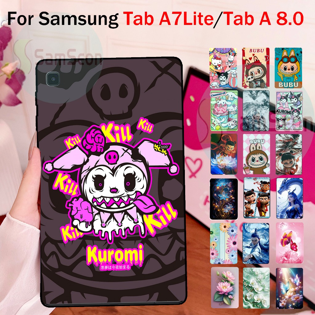สําหรับ Samsung Galaxy Tab A 8.0 2019 Tab A7 Lite A7Lite Ultra-thin Soft ฝาหลังคุณภาพสูง TPU แท็บเล็