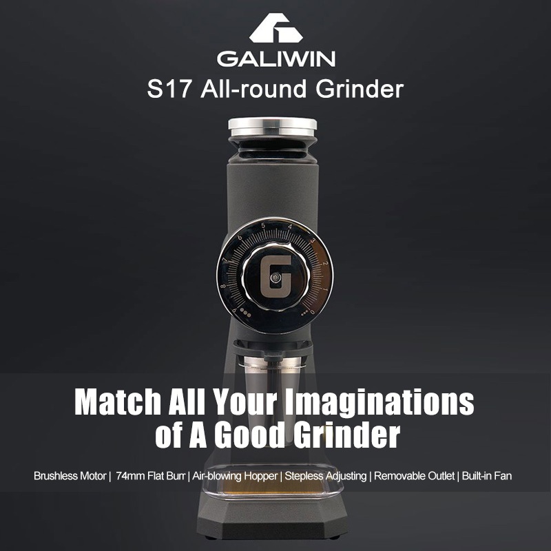 Galiwin Galiwin S17 เครื่องบดผลิตภัณฑ์เดียวในครัวเรือน Commercial Hand Brew เครื่องบดกาแฟแบบใช้คู่อิ