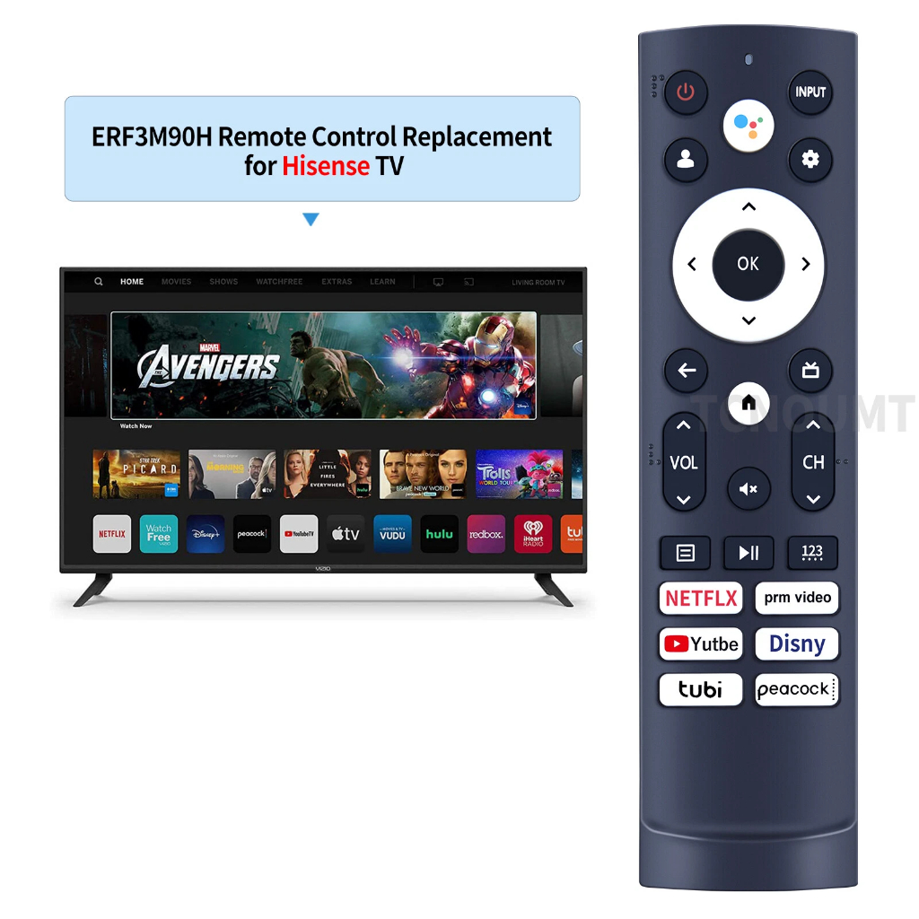 ใหม่ HISENSE ERF3M90H เสียงรีโมทคอนโทรลสําหรับ Hisense TV 50A6.UA 55A66GUA 43A53FUA 75A53FUA รีโมทคอ