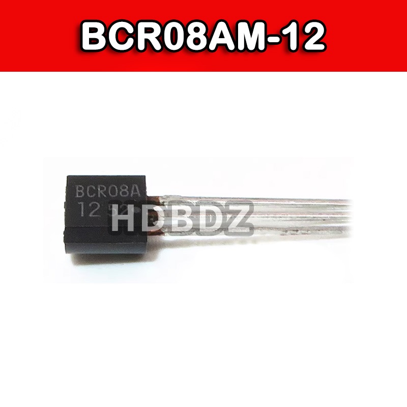 1~5PCS BCR08AM-12  TO92 BCR08A Two-Way Controllable Silicon Triode 600V 0.8A IC