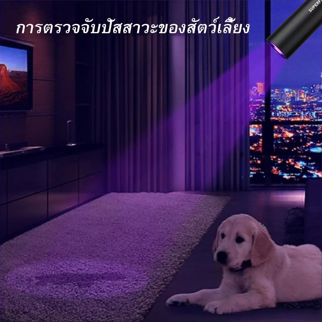 SUPERFIRE S11-H ไฟฉาย LED UV 365nm แบบชาร์จไฟได้ thumbnail 8