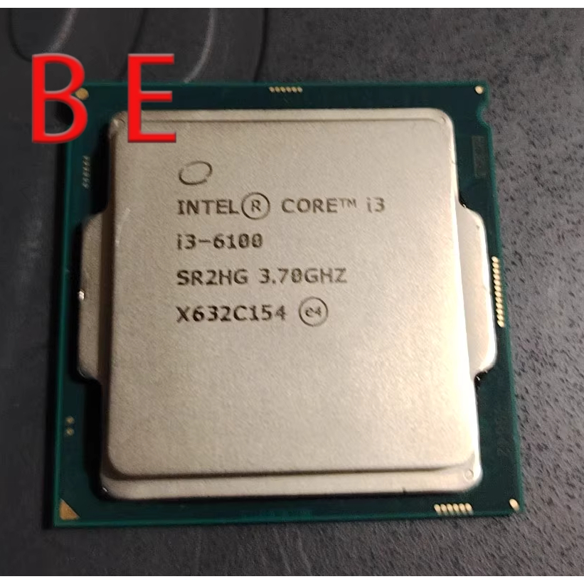 Core 6th Gen i3-6100 LGA-1151 CPU Dual-Core 3.70 GHz Skylake SR2HG เดสก์ท็อป