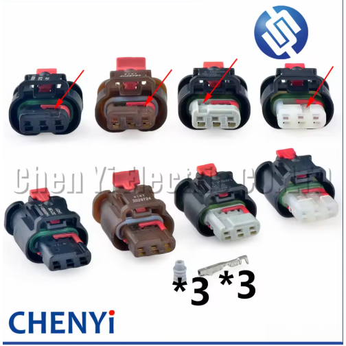 3ขาอัตโนมัติเซ็นเซอร์ที่จอดรถเชื่อมต่อแคมตําแหน่งเพลาข้อเหวี่ยง ปลั๊กเซ็นเซอร์เรดาร์ย้อนกลับ 1488991-1 1488991-2 1488991-5 1488991-6
