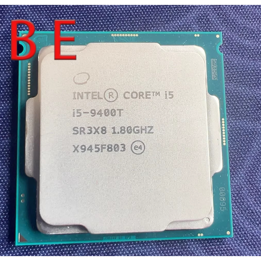 9Th Gen Core i5 9400t LGA 1151 โปรเซสเซอร์ CPU 6Core 1.8GHz สูงสุด 3.4GHz 9MB คอมพิวเตอร์เดสก์ท็อป