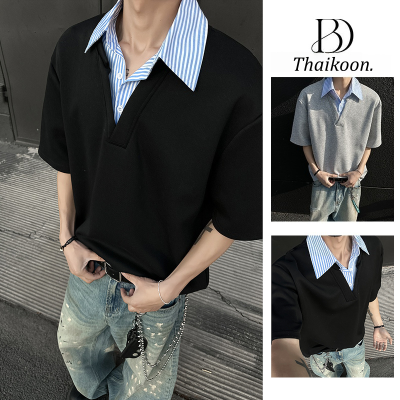 เสื้อโปโลคอปกแขนสั้น ไม่จำกัดเพศ - สะดวกสบายในการสวมใส่ และให้ความรู้สึกอ่อนเยาว์