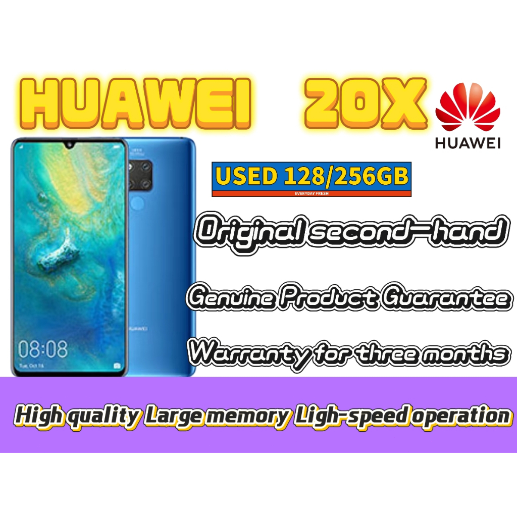 สมาร์ทโฟน Android Huawei 20X 128GB/256GB Dual Sim 4G มือสอง