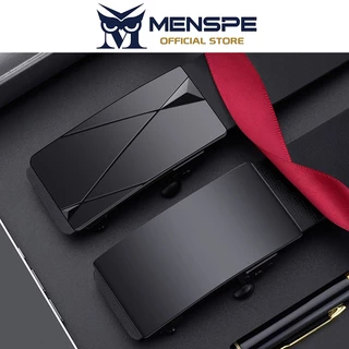 MENSPE PUสำหรับผู้ชาย สไตล์ธุรกิจและกีฬา หัวเข็มขัดอัตโนมัติดีทนทาน