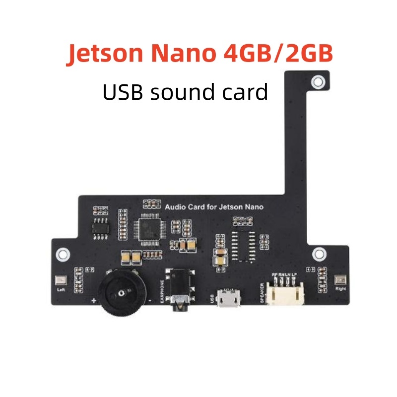Nvidia Jetson Nano 4GB/2GB การ์ดเสียง USB ลําโพงไมโครโฟนโมดูลบันทึกเสียง การ์ดเสียงสําหรับ Jetson Na