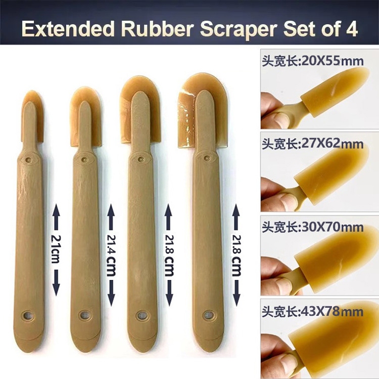 ยางกาวชุดเครื่องมือ Joint Sealant Spreader ไม้พาย Scraper สําหรับกระเบื้องหน้าต่าง Grout Edge Caulk เครื่องมือก่อสร้างห้องครัว