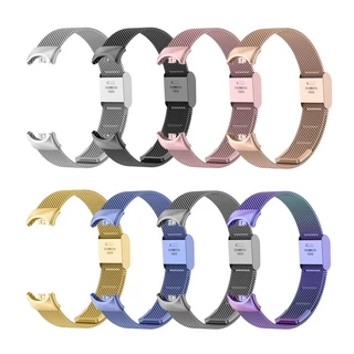 สายสแตนเลสสําหรับ เสี่ยวหมี่ for Mi Band 10 9 8 สร้อยข้อมือโลหะสายรัดข้อมือสําหรับ for Mi Band 7 6 5 4 3 สายอุปกรณ์เสริม