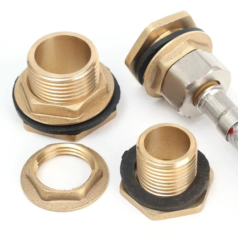 ขั้วต่อถังน้ําทองเหลือง, Φ21/27/34 ด้ายภายนอกปิดผนึกตัวเชื่อมต่อป้องกันการรั่ว