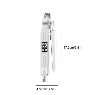 2 in 1 ที่กันจอนเล็บสัตว์เลี้ยงไฟฟ้าพร้อมไฟ LED สัตว์เลี้ยงเครื่องบดเล็บสุนัขที่กันจอนและเครื่องบดสําหรับสุนัขขนาดใหญ่ขนาดกลางขนาดเล็ก/แมว